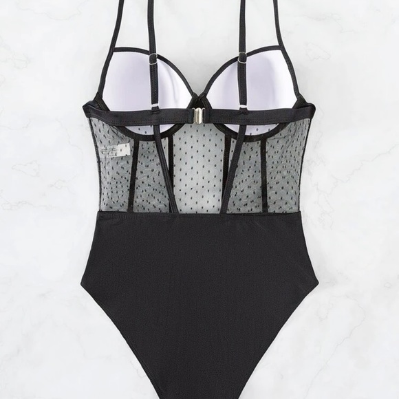 ✨NEW✨Mesh push up one piece swimsuit - Picture 6 of 8